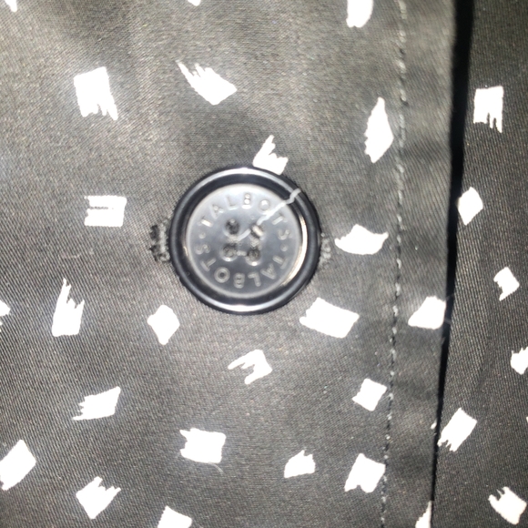 3X Plus Size Talbots Black Mac Jacket long coat women's - Picture 7 of 8